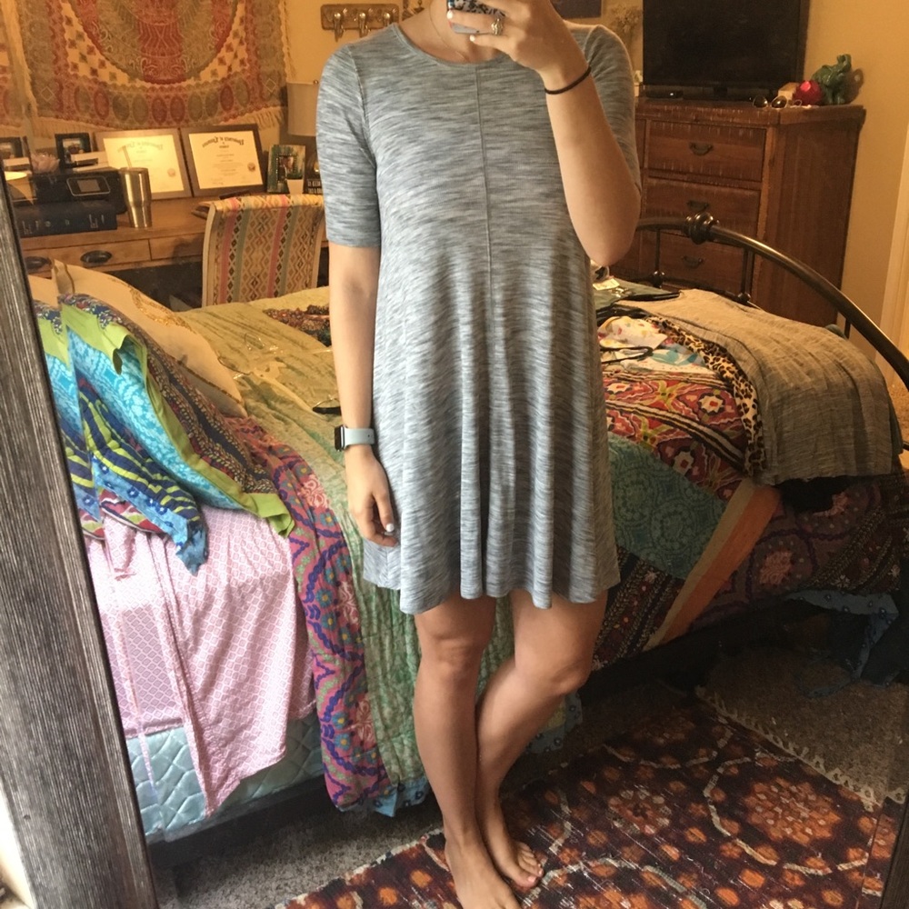 Grey T-shirt dress